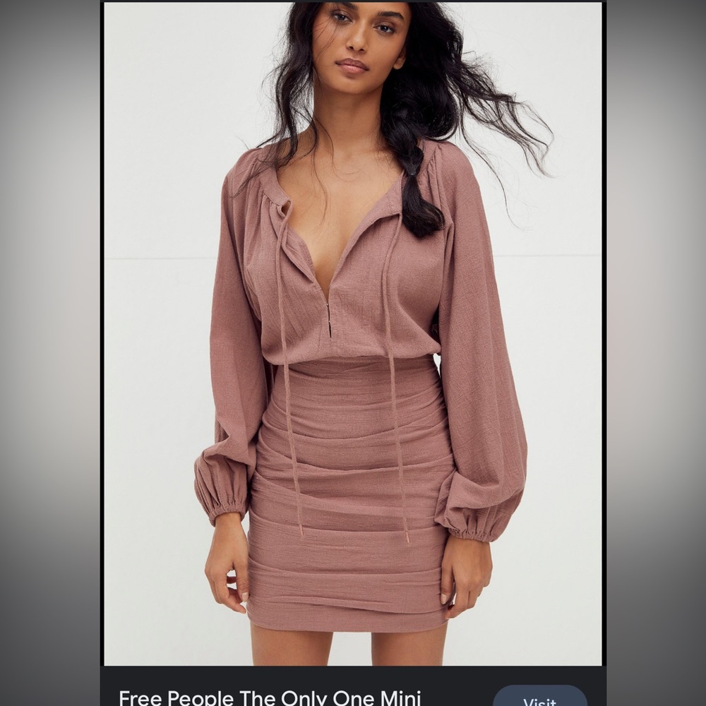 Free People Mauve Mini Dress